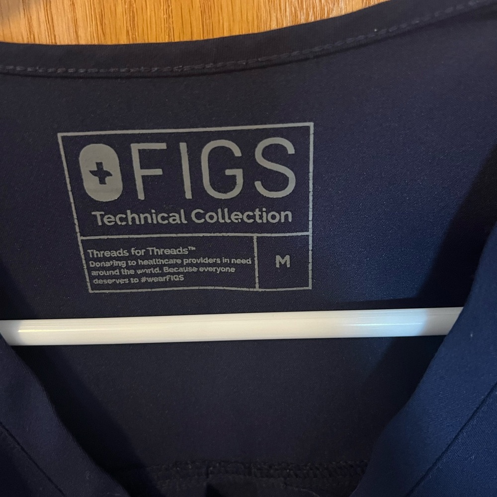 Figs maternity scrub top
